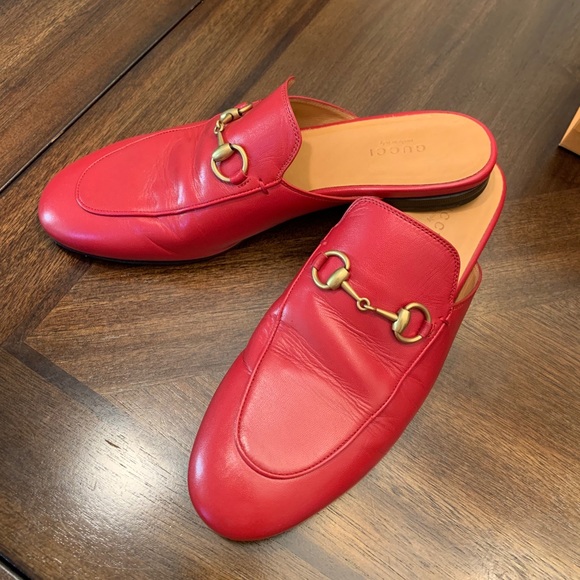 Gucci Shoes - Gucci women’s slippers flats loafers shoes red